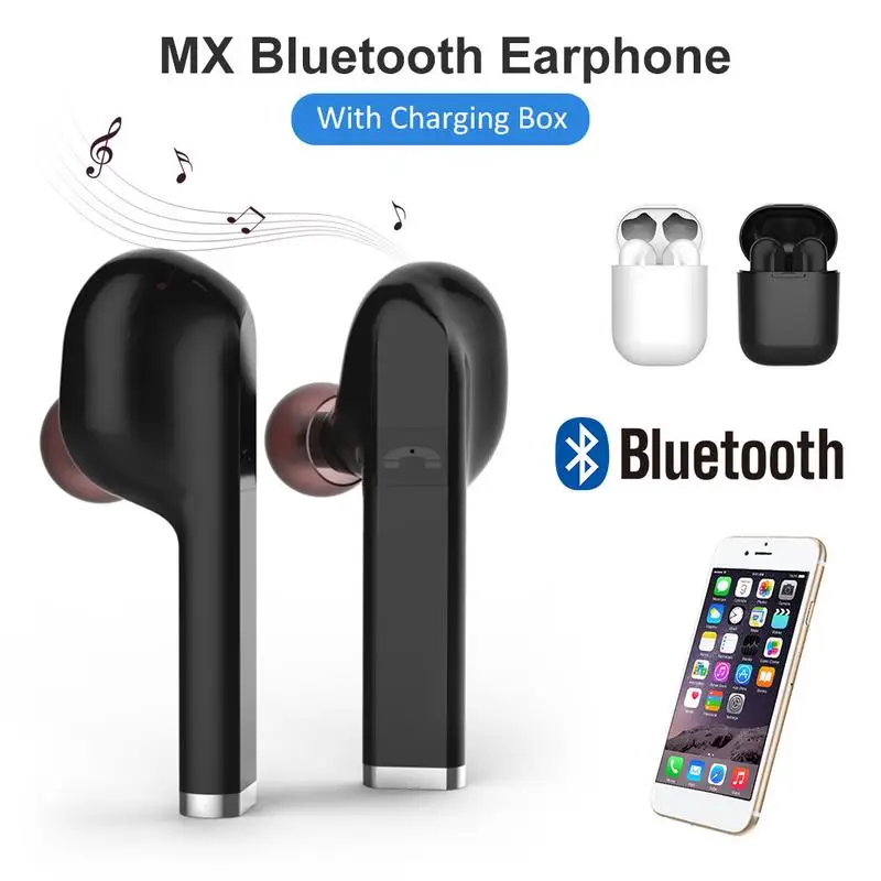TWS беспроводной Bluetooth 4 2 с микрофоном мини наушники Супер длительным временем