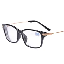 Oulylan Finished Myopia Glasses Men Women Classic Metal Design Short Sighted Eyewear with Degree Lens-1-1.5-2-2.5-3-3.5-4
