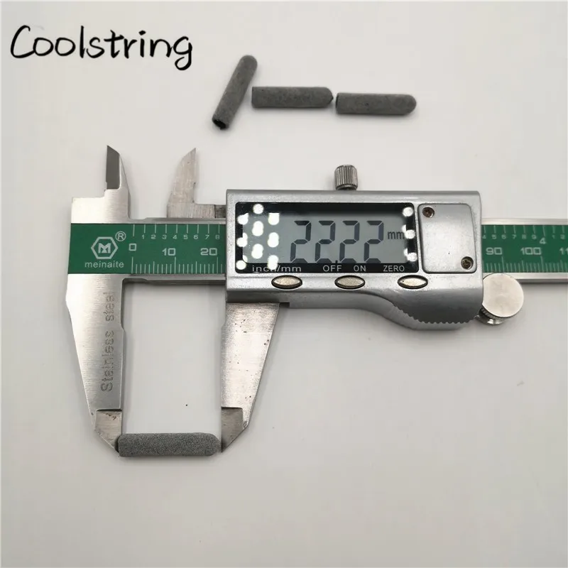Coolstring 4pcs/1Set 5*22mm Close Mouth 3M Reflective Plastic Aglets DIY Round Grey Bullet Tips For Hoodies Laces Shoelaces Head
