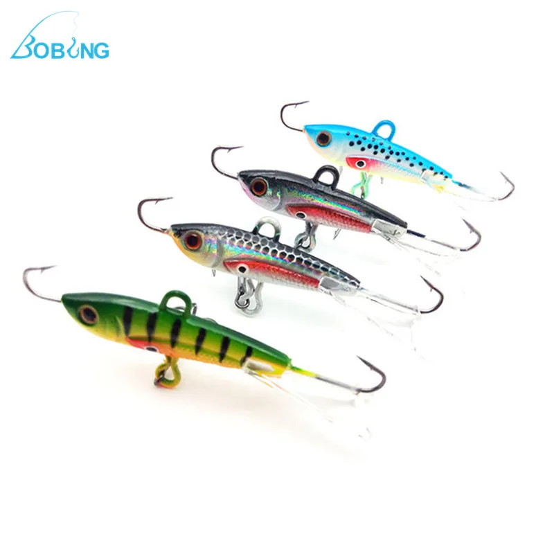 

Bobing 1PCS 83mm/18g Ice Fishing Lure Balancer Winter Fishing Lure Lifelike Jig Bait Fishing Hooks Lead Hard Lure Fishing Parts