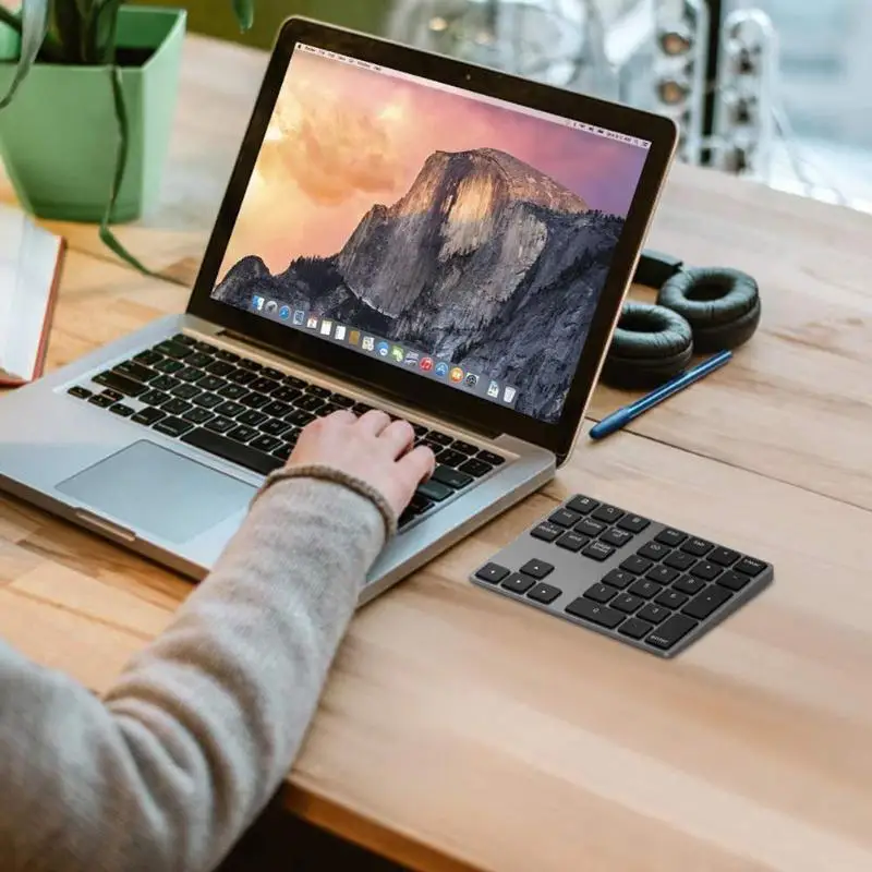 VKTECH сплав 34 клавиши Bluetooth беспроводная цифровая клавиатура для Windows IOS Mac OS Android