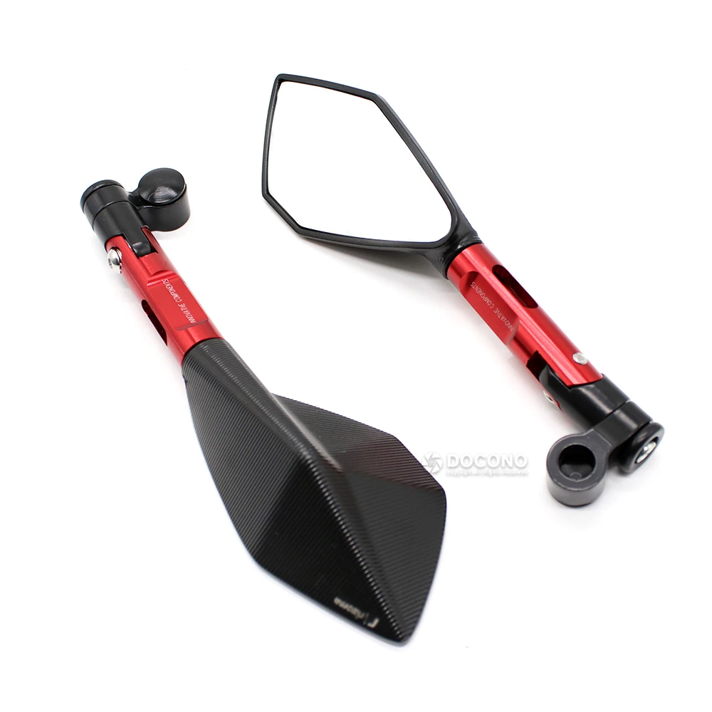 

Universal Motorcycle Rearview Mirror CNC Side Mirrors For HONDA shadow 750 cb 500f cb 1100f For YAMAHA mt07 yzf-r1 yzf-r25 etc.