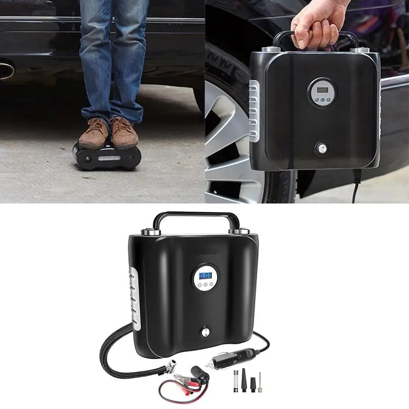 

Digital Tire Inflator DC 12V Car Portable Air Compressor Pump 150 PSI Car Air Compressor For Car Motorcycles Bicycles