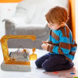 Научный эксперимент игрушки развивающие игрушка-кран творческая Физика Эксперимент конструирование грузовика вилочный погрузчик