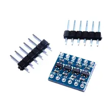 5x преобразователь уровня 4 канала 5 V-3,3 V сдвиг уровня двунаправленный для IEC Arduino Raspb синий