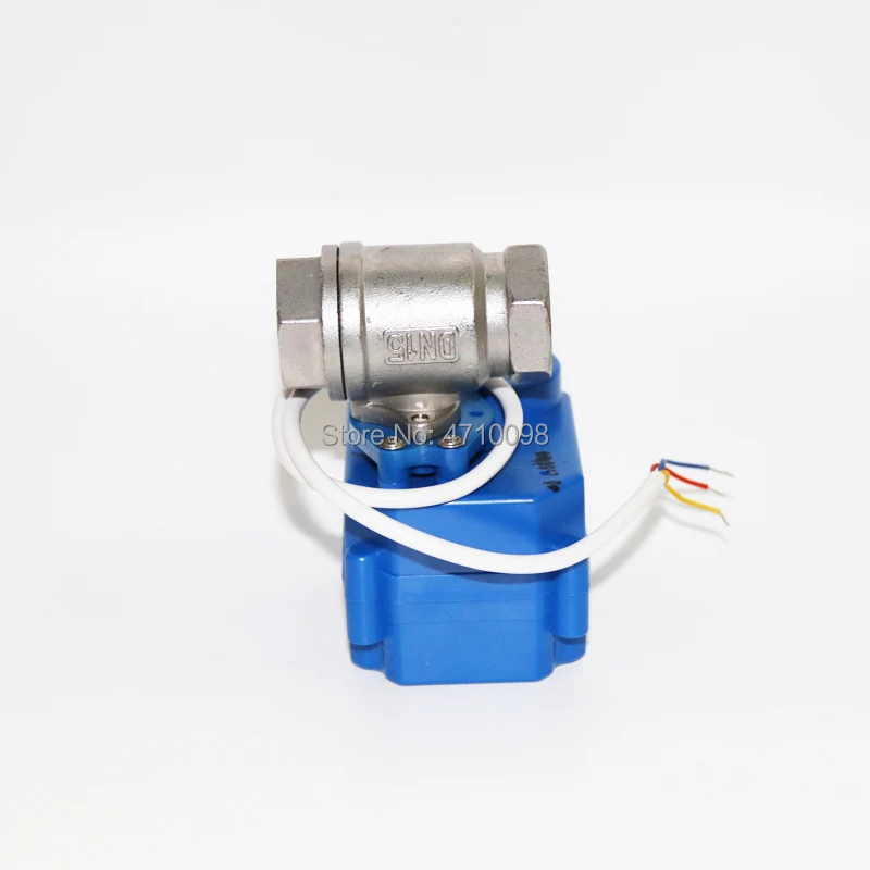 1/" DN15mm CR02 DC5V/12 V/24 V Нержавеющая сталь 304 моторизованный шаровой клапан