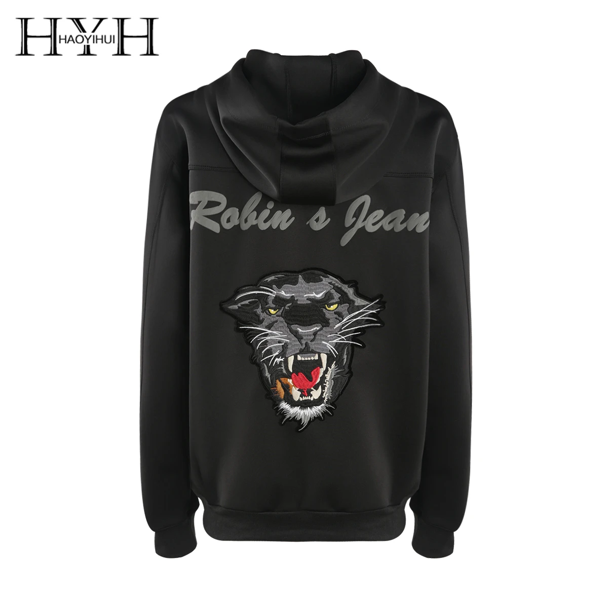 HYH HAOYIHUI, Chaqueta de algodón con bordado de cabeza de Tigre, ropa de trabajo con de animales, chaquetas de calle de otoño para mujer| chaquetas básicas| - AliExpress