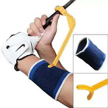 

1Piece Golf Swing Trainer Beginner Gesture Alignment Training Aid Aids Correct Swing Trainer Golf Clubs Tools Accessories