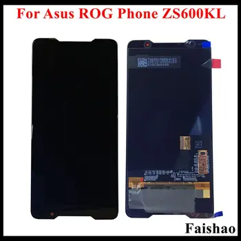

Faishao New Original LCD Display with Digitizer Touch Screen Assembly For ASUS ROG Phone Gaming ZS600KL 6.0" AMOLED Display