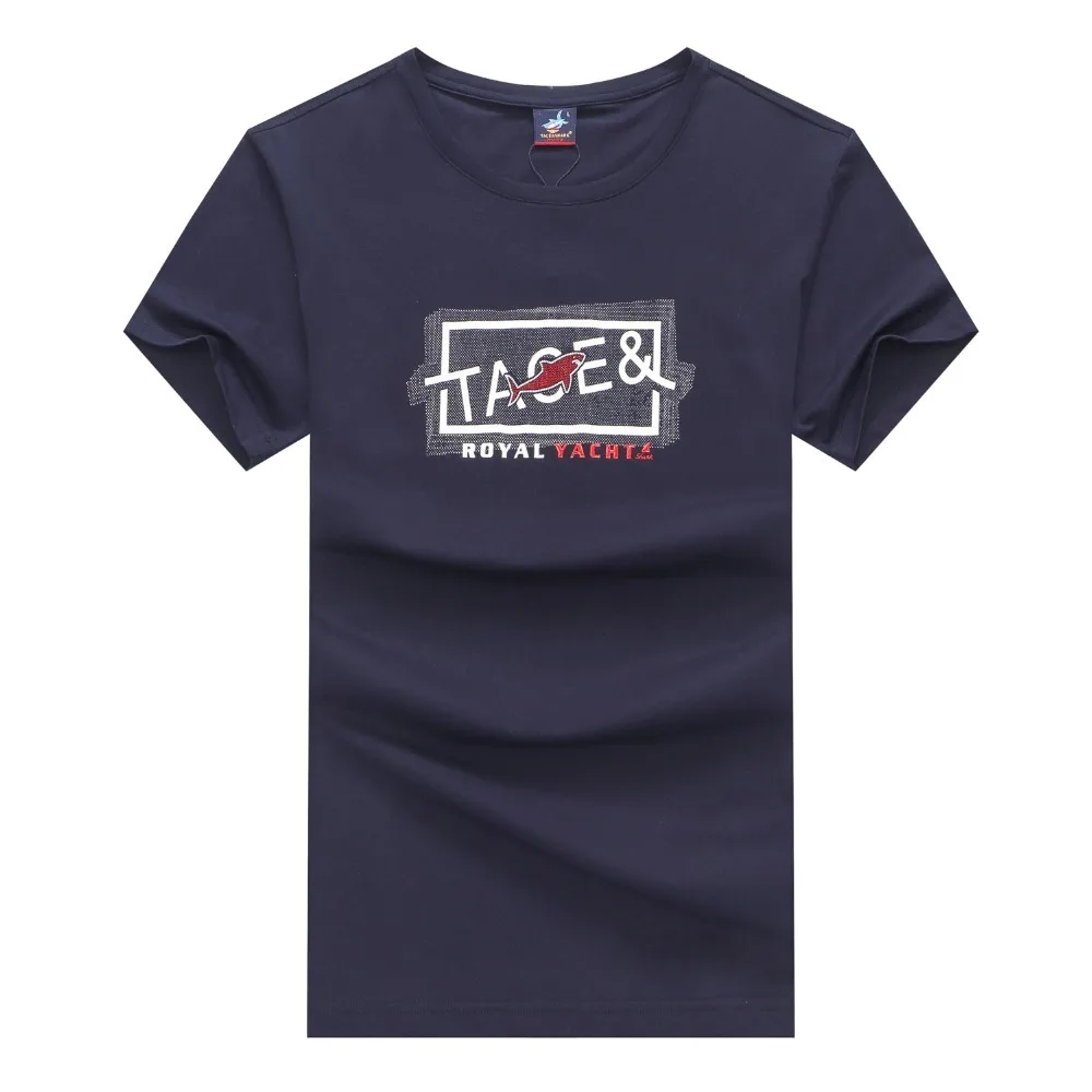 Summer 2019 Streetwear T-shirt Men Short Sleeve Letter Printed Tace & Shark Brand Men T Shirt Tee Shirt Homme Camisetas Tshirts