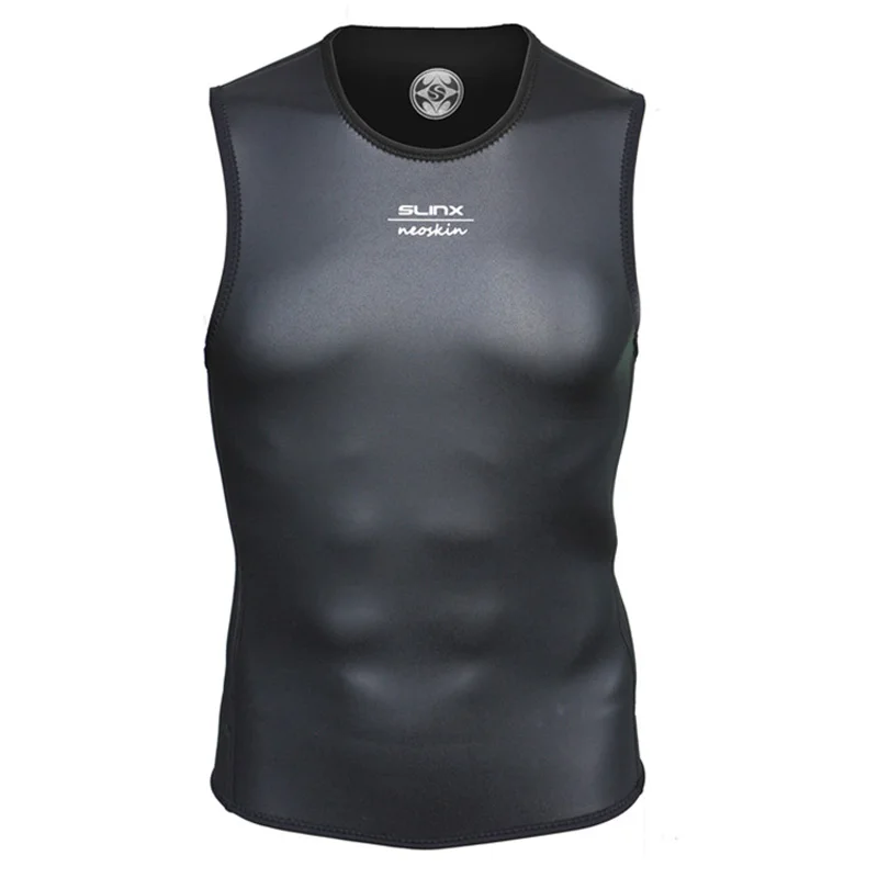 

SLINX 2mm Neoprene Wetsuit Vest Men Snokling Suit Diving Swimsuit Jacket Warm Wetsuit Vests Sleeveless Surfing Yoga