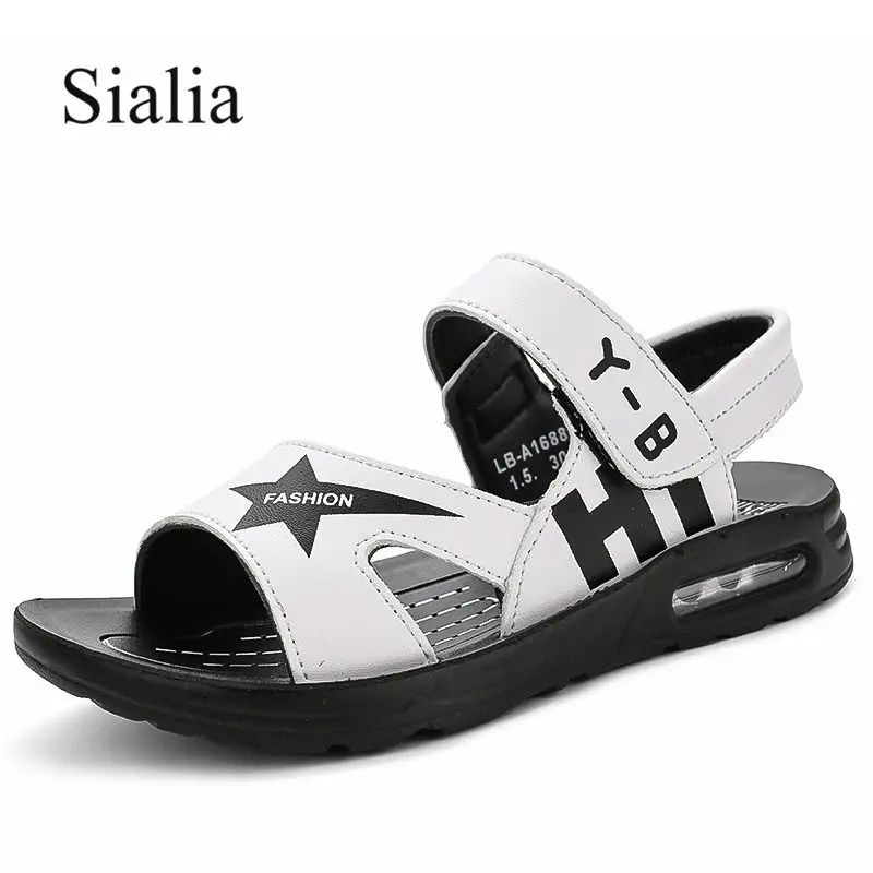 

Sialia Genuine Leather Children Sandals For Kids Shoes Boys Sandals Girls Shoe Cow Split Breathable Summer tenis infantil menino
