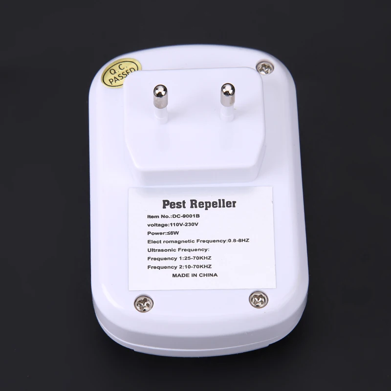 

Ultrasonic Electronic Anti Mosquito Pest Bug Insect Cockroach Repeller Reject