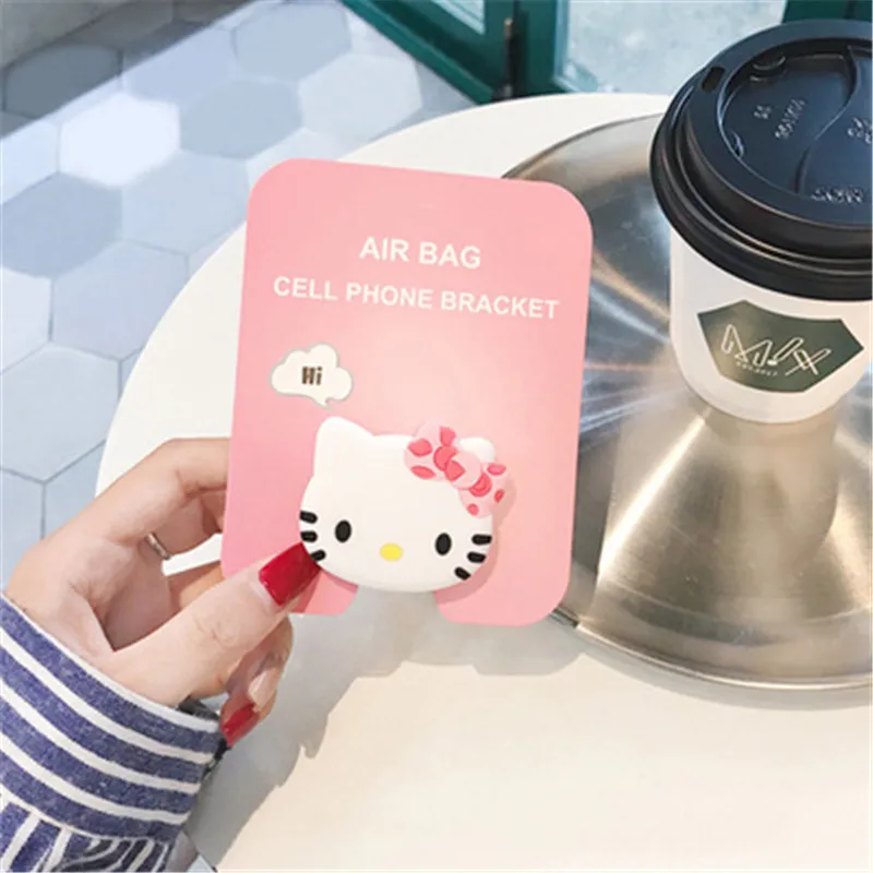 Universal Cartoon Round Mobile Phone Holder With Anti-drop Extensible Airbag Stand Bracket Mount Phone Ring Bracket For Samsung Universal Cartoon Round Mobile Phone Holder With Anti-drop Extensible Airbag Stand Bracket Mount Phone Ring Bracket For Samsung