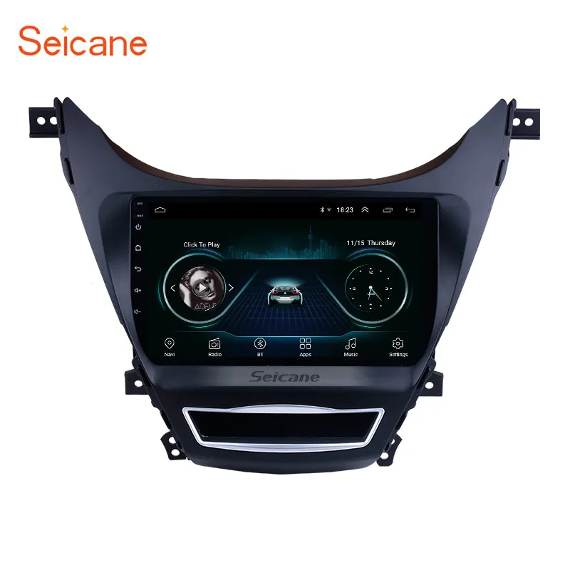 Seicane Android 8 1 для 2012 2014 Hyundai Elantra 9 дюймов HD тачскрин Радио Bluetooth GPS навигация