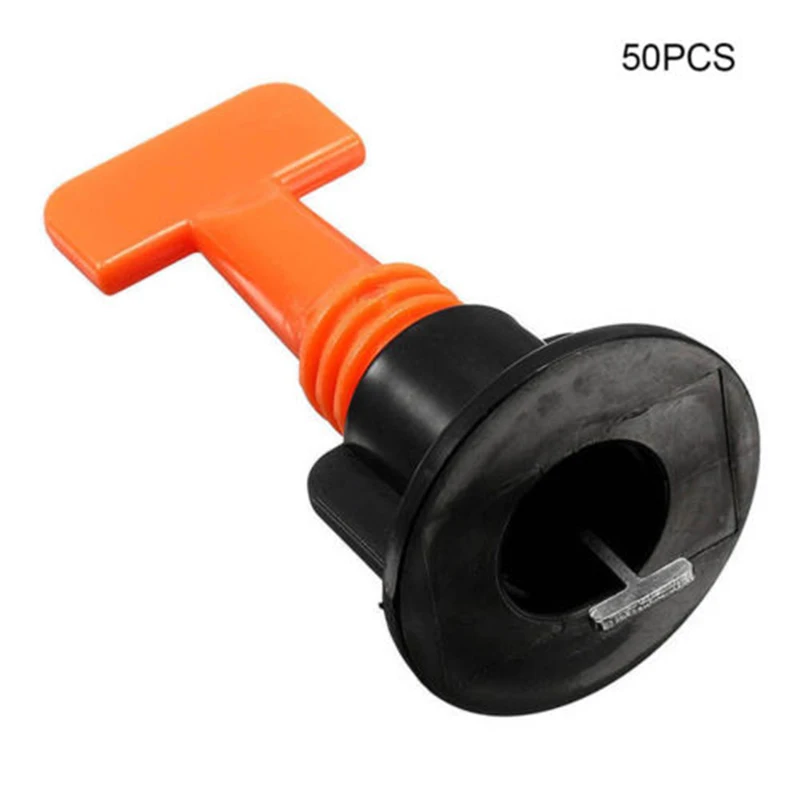 

50 Sets/Pack Plastic Ceramic Leveler Tools T Leveling System Kits For Tiles Set
