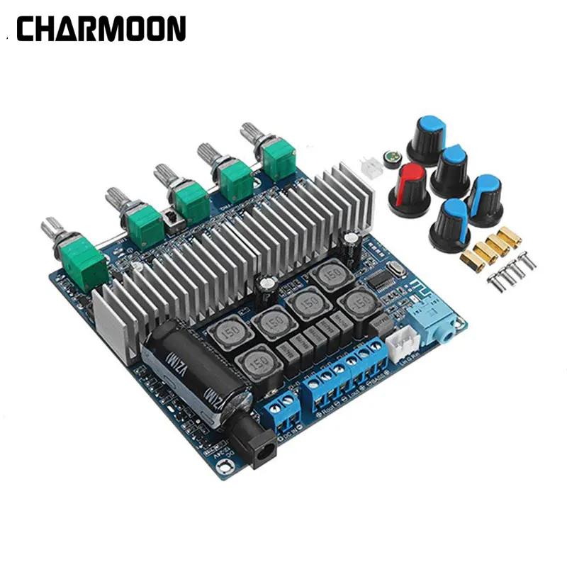 TPA3116 Bluetooth усилитель TPA3116D2 2 1 сабвуфер цифровой аудио Плата 2*50 Вт + 100 бас HIFI для