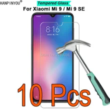 10 шт./партия для Xiaomi mi 9 6,3" /mi 9 SE 5,97" 9 H твердость 2.5D ультратонкая закаленная стеклянная пленка защитная пленка для экрана
