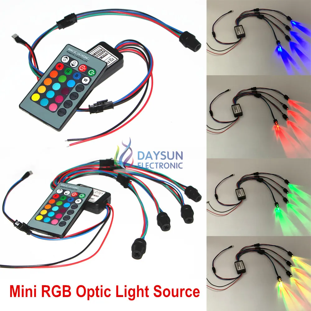 RGB подсветильник ка для автомобиля 12 В постоянного тока 1 комплект|light engine|side glowside