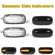 Novo lado de fluxo marcador lâmpada dinâmica led lado repetidor luz indicadora para land rover discovery defender td5