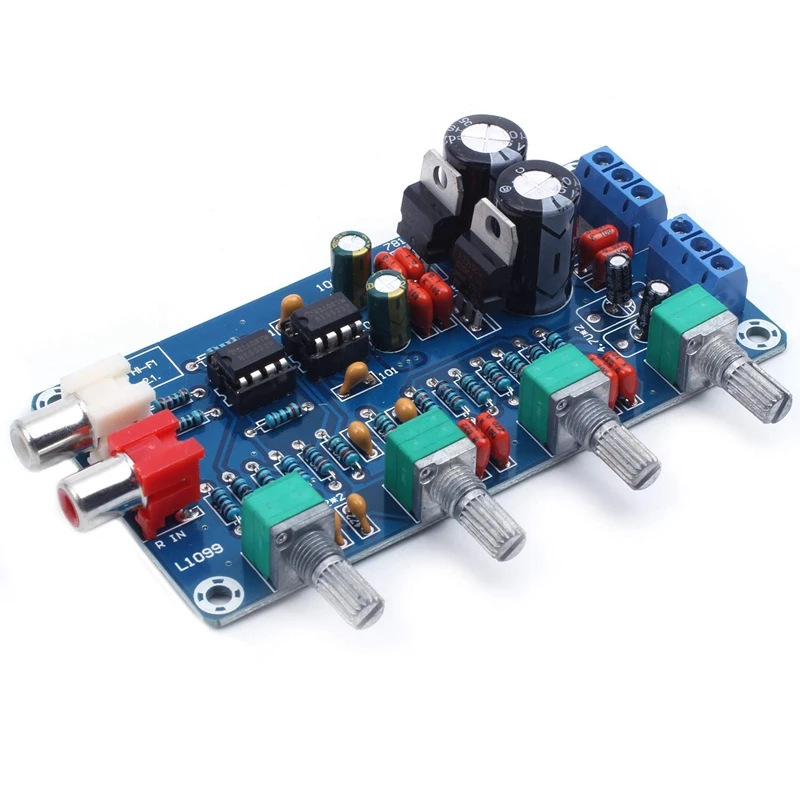 FULL-NE5532 OP-AMP HIFI усилитель громкости Tone EQ плата управления DIY наборы | Электроника