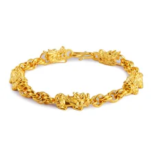 Горячие Стильные чисто латунные золотые цветные браслеты для мужчин нежные Модные Позолоченные Браслеты писю ювелирные изделия