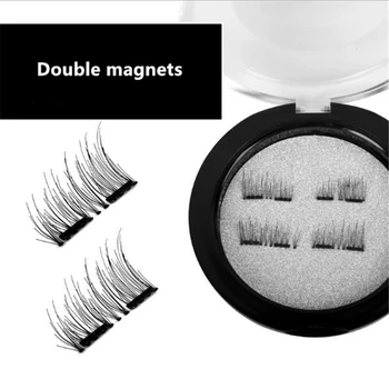 

Genailish magnetic eyelashes 6D magnet lashes with double tiny magnets Natural False Eyelashes Handmade Eye Lashes Extension