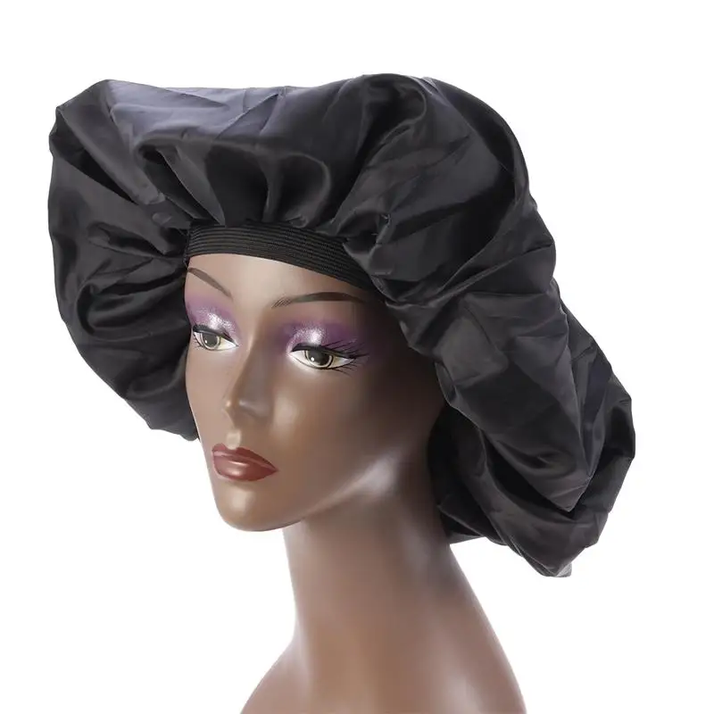 

1pc Nightcap Soft Smooth Long Hair Adjustable Rubber Sleeping Cap Sleeping Cap XL Nightcap for Home Salon