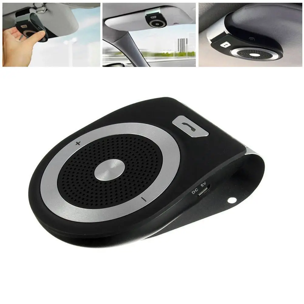 

Bluetooth Car Speaker Handsfree Car Visor Speakerphone Bluetooth Phone Speaker Includes Magnetic Phone Car Mount Holder