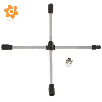 

Perfeclan 4 Way Cross Wheel Wrench Spanner Foldable - 17mm 19mm 21mm 23mm