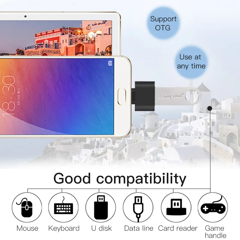 USB 3 0 Type C OTG кабель адаптер Тип конвертер для Xiaomi Mi5 Mi6 Samsung мышь диск флэш