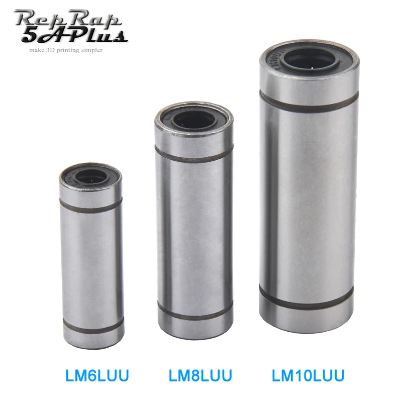 LM6LUU LM8LUU LM10LUU أطول تحمل الخطية بوش البطانة لسلسة شريط قضيب رمح CNC 3D طابعة أجزاء LM6LUU LM8LUU LM10LUU أطول تحمل الخطية بوش البطانة لسلسة شريط قضيب رمح CNC 3D طابعة أجزاء