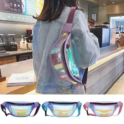 2019 новые модные сумки для Для женщин поясная сумка Для женщин Водонепроницаемый поясная сумка Элитный бренд лазерная ПВХ нагрудные