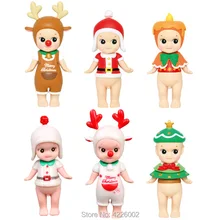 Sonny Angel Christmas Series Mini PVC Action Figures Kewpie Collectible Figurine Model set kids Toys For Children Birthday Gift кукла sonny angel 2015