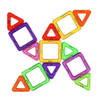 

Triangle Square Magnetic Building Block 3d Building Blocks Educational Toy Magnet Model