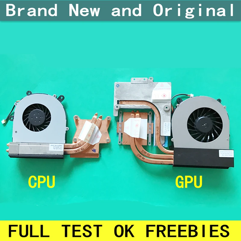 

New notebook CPU fan with heatsink radiator copper tube module for Hasee Mars k670e K770 K780G K680S I7 D1 D2 D3 CP15S03 gpufan