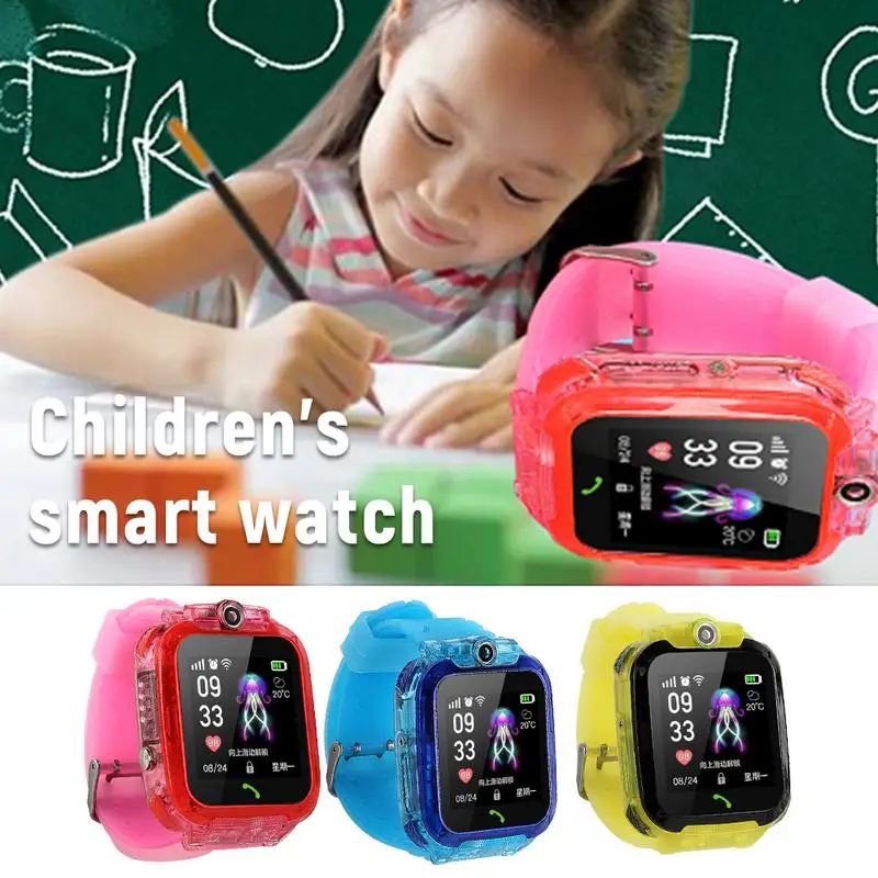 

S12 Kids Phone Smartwatch with HD Screen IP67 Waterproof GPS Touch Screen Cool Toys Smart Watch for Girls Boys Children
