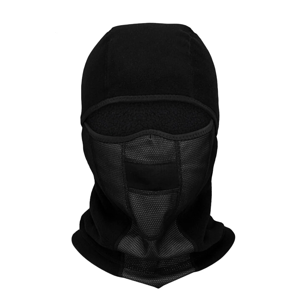 

1pc Multifunction Face Mask Motorcycle Windproof Thermal Fleece Balaclava Outdoor Ski Masks Bike Cyling Beanie For Skiing Biking