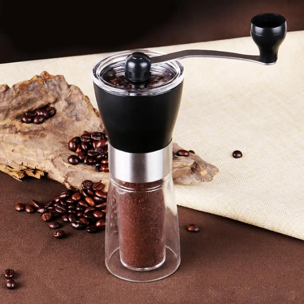 

Manual Crank Coffee Grinder Pepper Bean Machine Kitchen Grinding Mill Tool