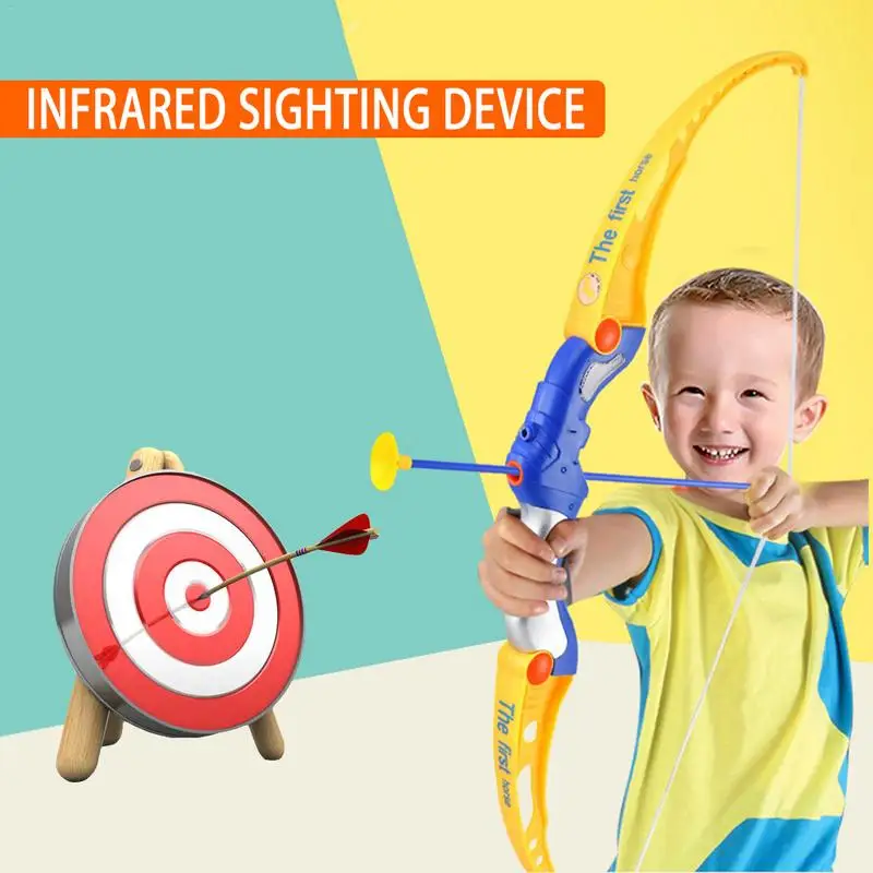 

Bow Arrow Toy Children Outdoor Plastic Archery Children'S Bow And Arrow Toy For Shooting Toys Boy Gifts With Sucker