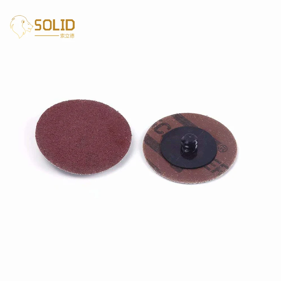 100 pcs 2/" Roll Lock Sanding Discs 60 GRIT Roloc Abrasive Pads Auto Body Type R