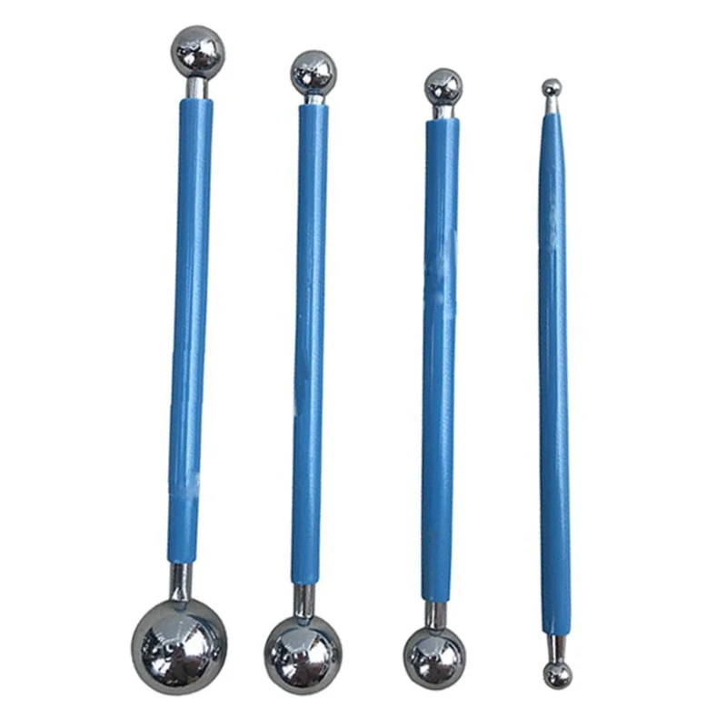 10 Piece Dotting Tools Ball Styluses mandala dotting tools polymer clay tools pottery sculpting tools clay sculpting tools pottery tools clay craft tool pottery coloring tool For Mandala Rock Painting Pottery Clay Craft Embossing Art
