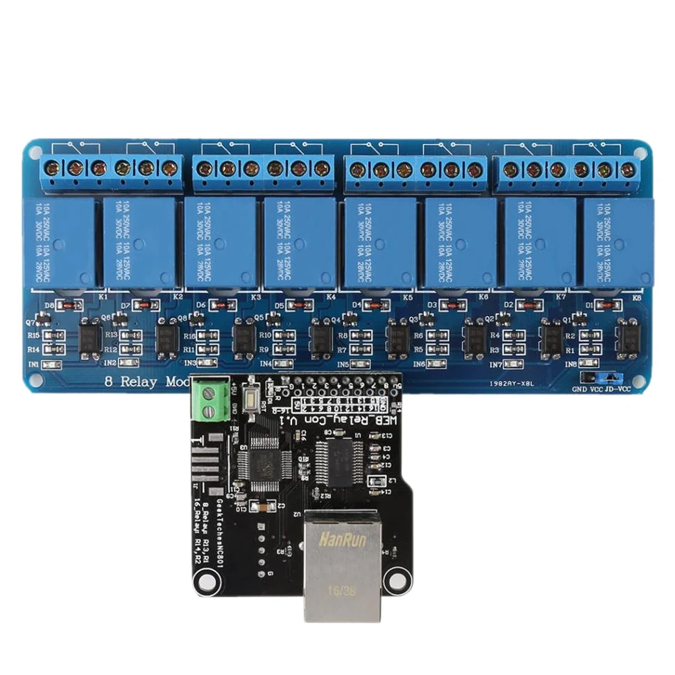 Ethernet Control Module Lan Wan Network Web Server Control