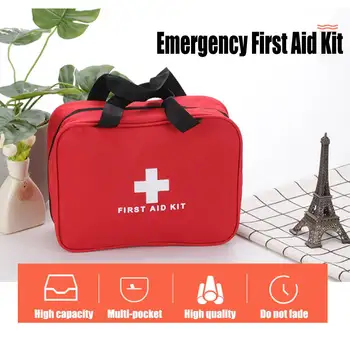 

First Aid Kit Big Car First Aid kit Large outdoor Emergency kit bag Travel camping survival medical kits