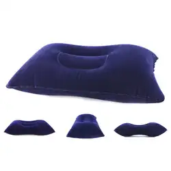 На открытом воздухе надувная подушка портативный сон путешествия складная воздушная надувная подушка двухсторонняя стекающая подушка