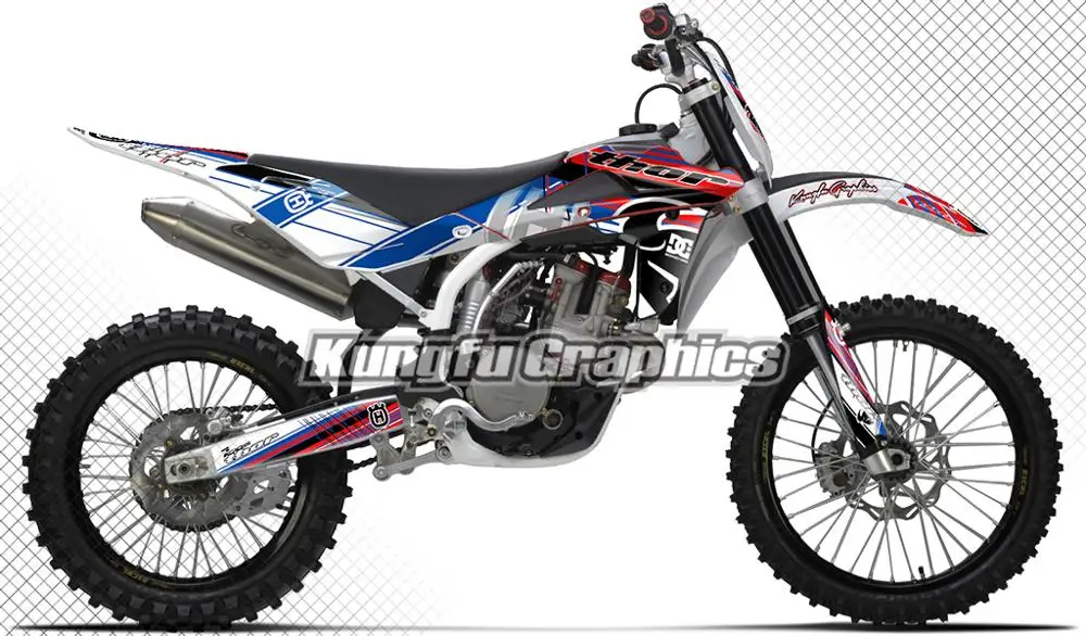 

KUNGFU GRAPHICS Vinyl Stickers Kit Vehicle Wraps Fit Husqvarna TC TE SMR TXC 250 310 450 510 2008 2009 2010 2011 2012 2013 2014