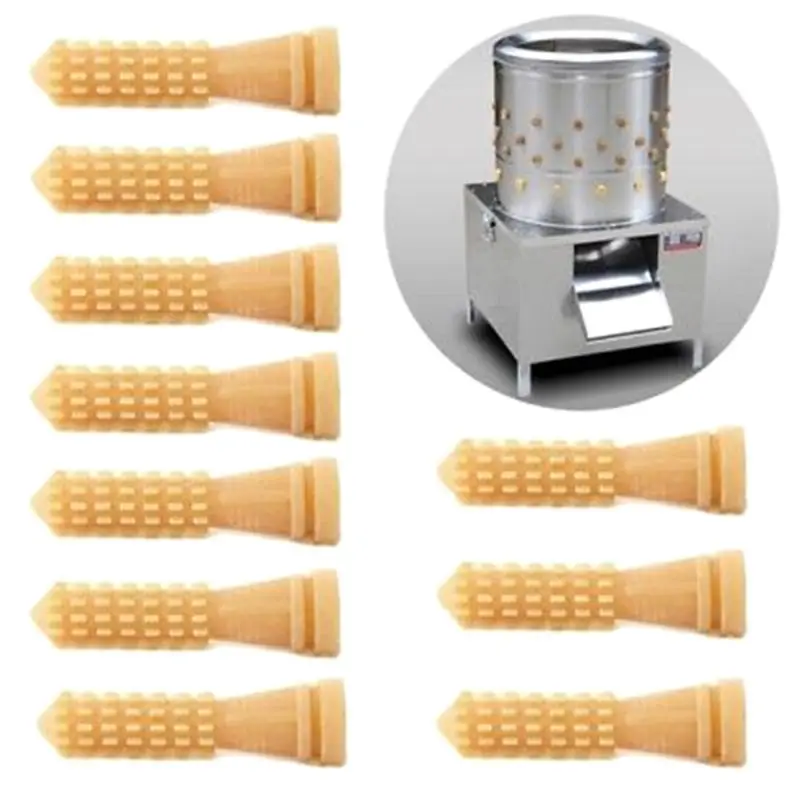 10pcs Chicken Poultry Duck Goose Rubber Hair Removal Glue Sticks Elasticity