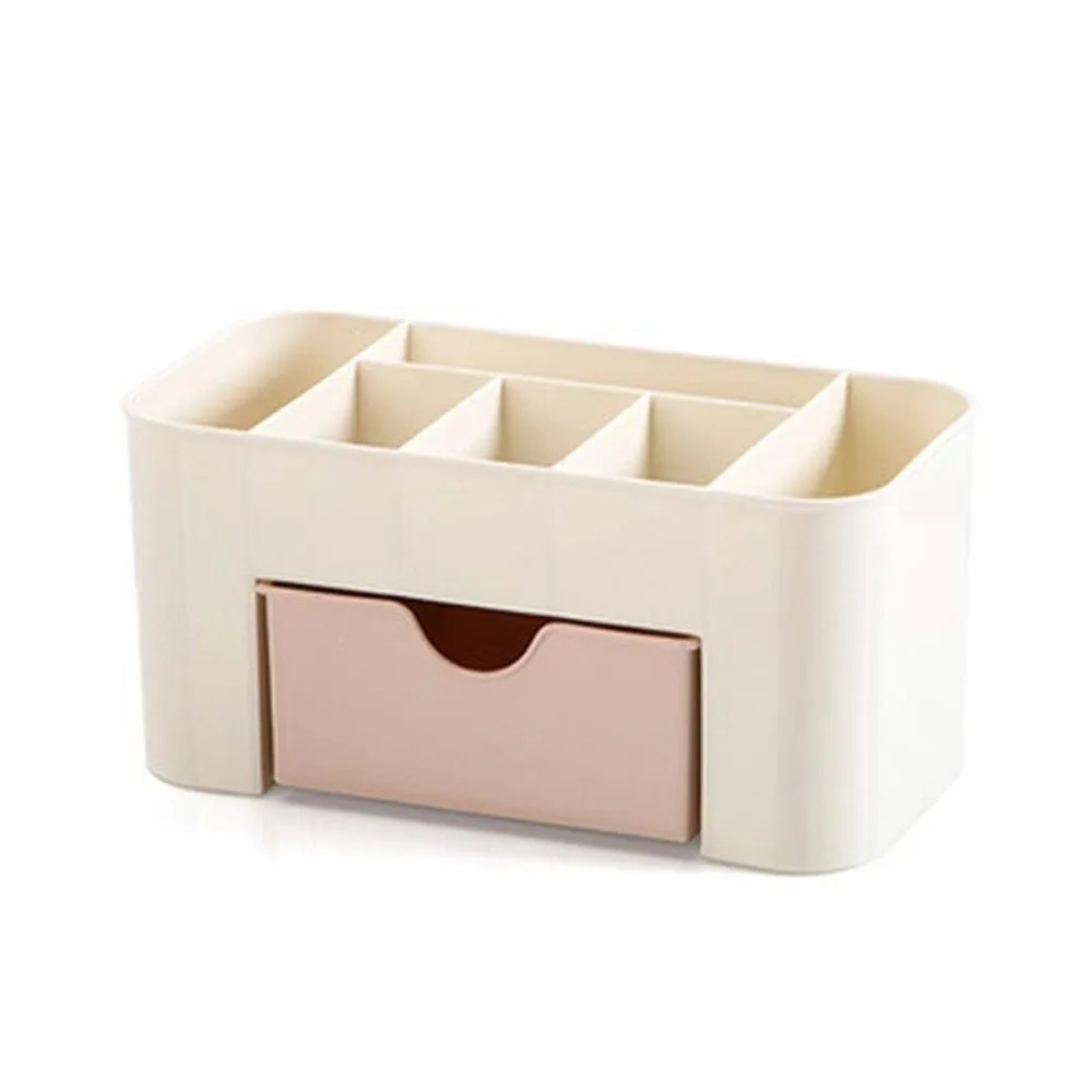 Drawer Cosmetics Storage Box Makeup Brush Arrangement Box Desktop Jewelry Skin Care Products Mesh Division Dressing Box Drawer Cosmetics Storage Box Makeup Brush Arrangement Box Desktop Jewelry Skin Care Products Mesh Division Dressing Box