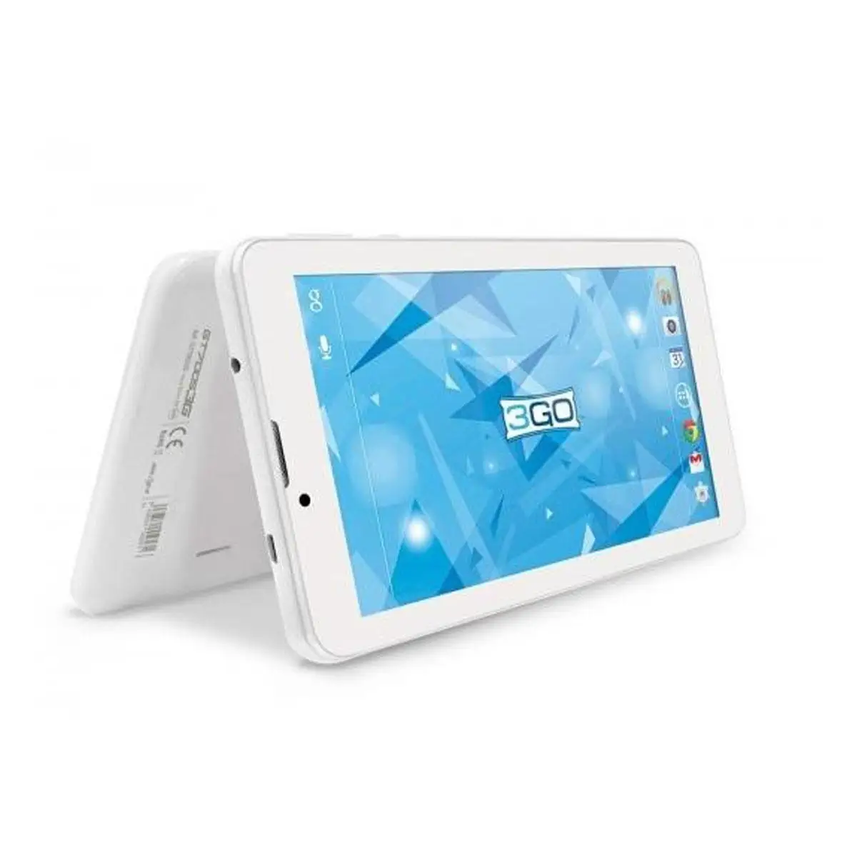 Планшет 7 IPs 3G o Gt7005 3G 1024x600 Intel Eco 4 ядра 16 ГБ 1 Гб Dual Cam android 8,1 цвет белый