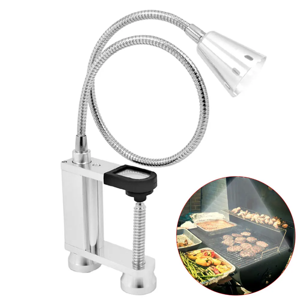 

Supper Bright Camping BBQ Grill Light Durable Lamp Aluminum Alloy Magnetic Base Outdoor Led Adjustable Length #18